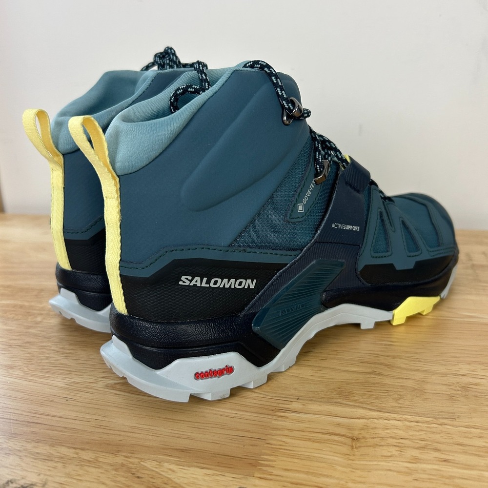 NEW Salomon X Ultra 4 Mid GTX Gore Tex Womens 7 (EU 38.66) Hiking Boots Blue - Picture 5 of 9